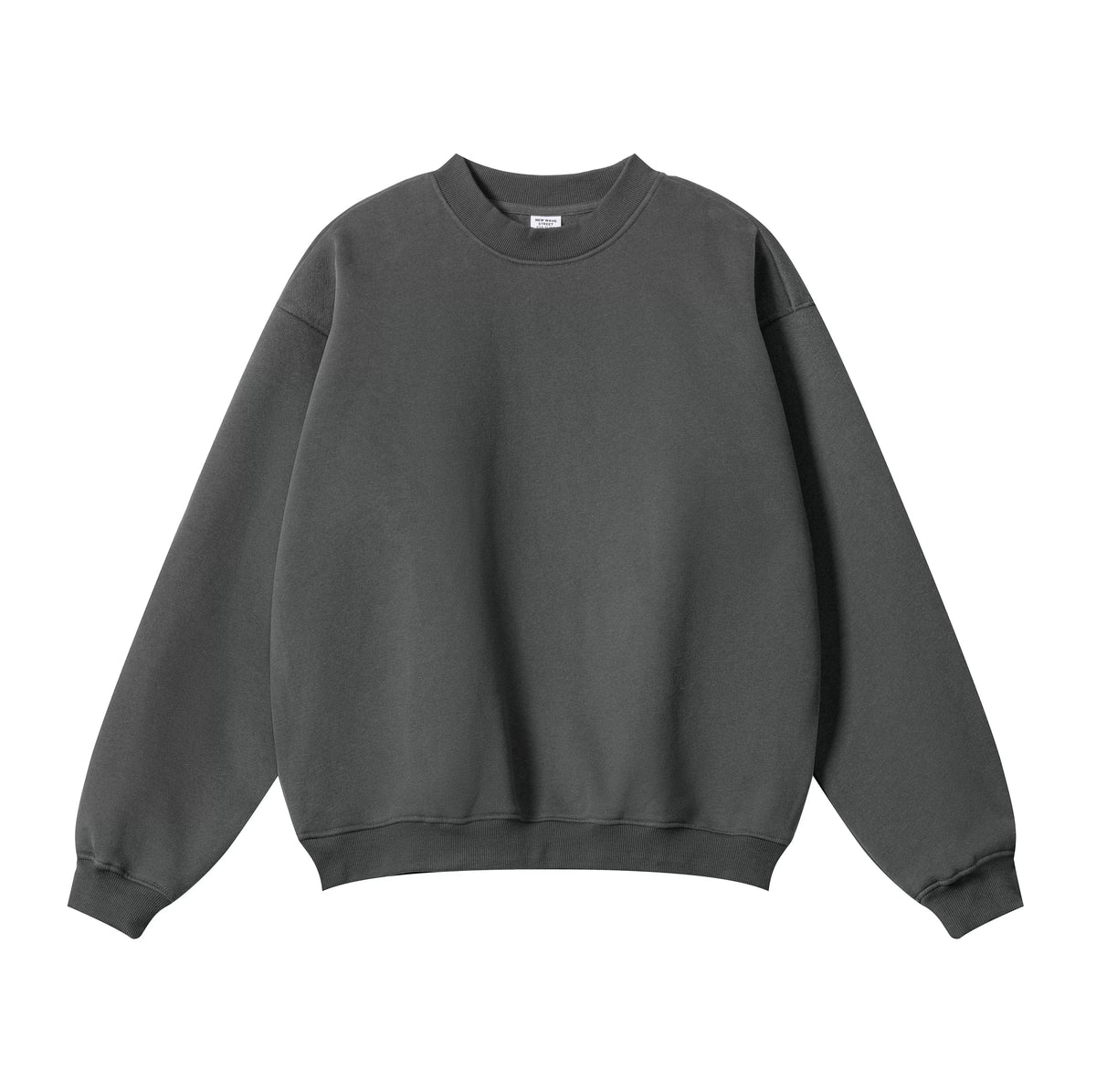 Kanye Heavyweight Vintage Washed Streetwear Crewneck Sweatshirt – Vintage Dark Grey