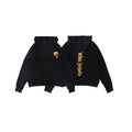 Palm Angels Burning Palm Tree & Flame Logo Hoodie - Black