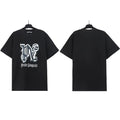 Palm Angels Gothic Letter Monogram T-Shirt - Black