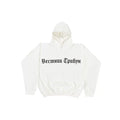 Kanye West Heavyweight Fleece Hoodie – White / Cyrillic Chest Logo