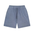 Kanye Heavyweight Vintage Washed Streetwear Shorts – Vintage Slate Blue
