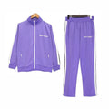 Palm Angels Classic Track Jacket & Pants Set - Purple/White